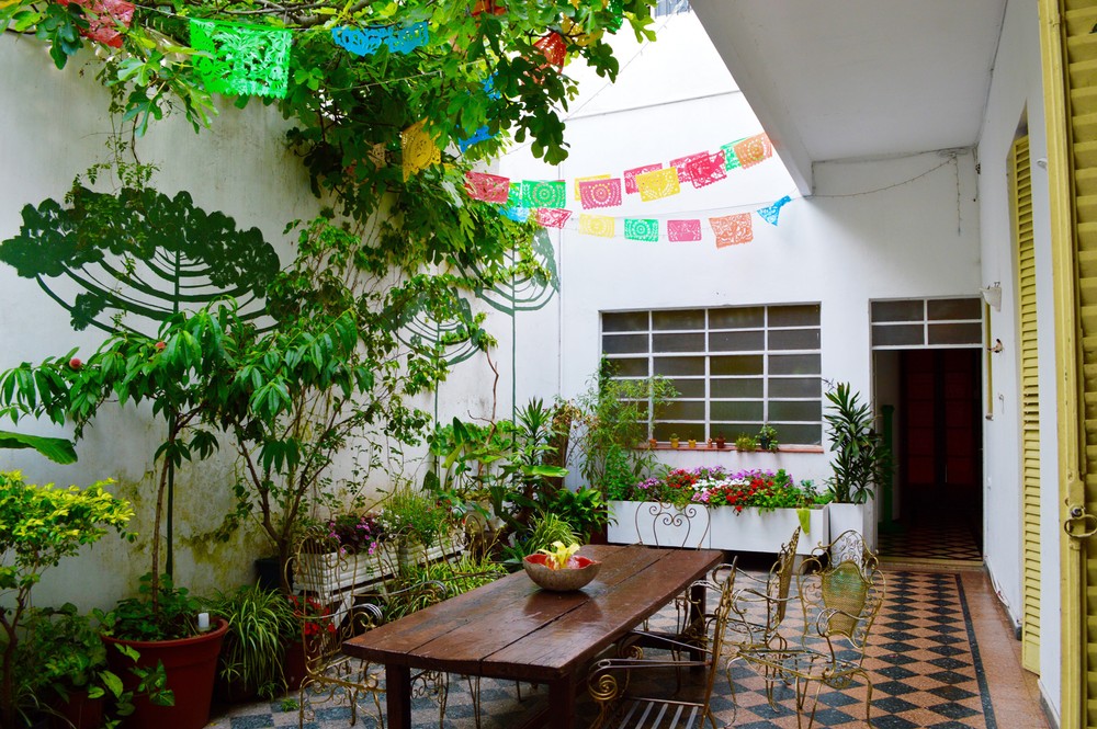 The garden at Casa Felix.