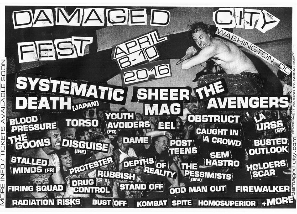 Damaged City Fest 2016 Brings the Fiercest Bands Punk and Hardcore Have Damaged City Fest 2016 Brings the Fiercest Bands Punk and Hardcore Have