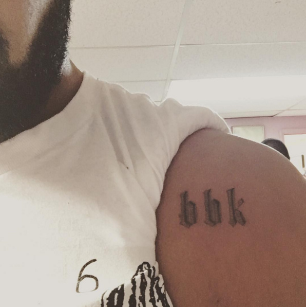 Drake BBK tattoo