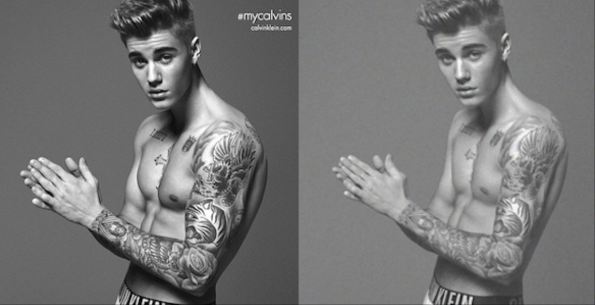 Die Wirklichen Auf Keinen Fall Bearbeiteten Fotos Von Justin Biebers Calvin Klein Shooting