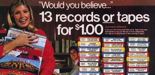 How Columbia House & other mail-order record clubs sold vinyl