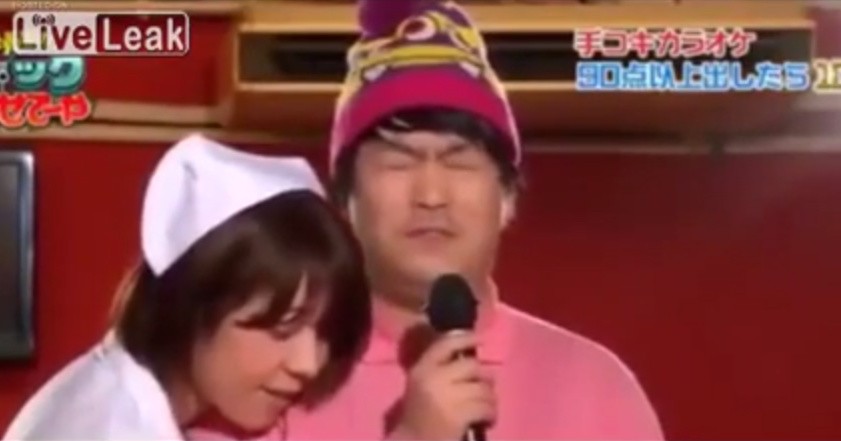 Handjob Tv Japan - Surely This TV Show Where Men Sing Karaoke While Getting Handjobs Isn't Real