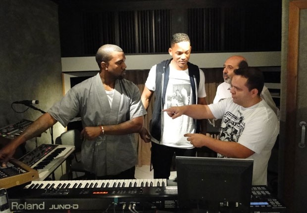 Kanye and Will Smith Are In The Studio Together!