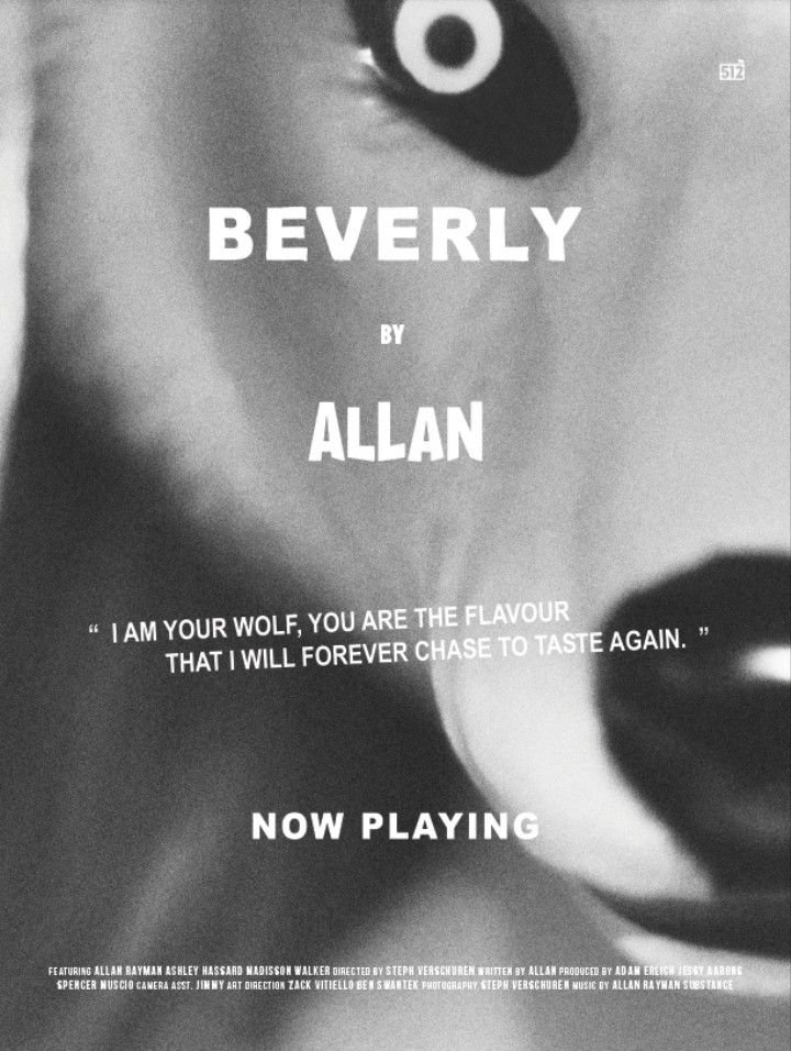 Premiere: Watch Allan's Semi-Erotic Video for "Beverly"
