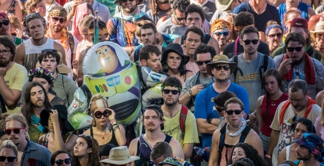 The Scenes of Bonnaroo Day Four Showers Are Coming