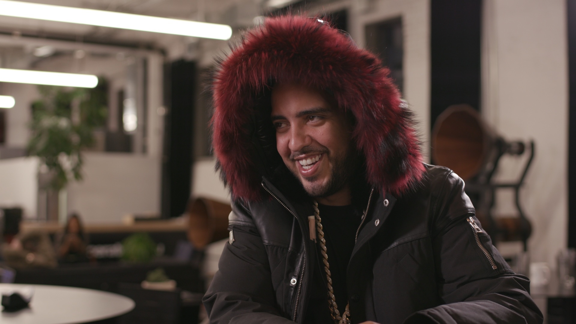 French montana clearance fur coat