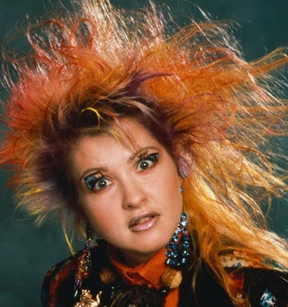 80s cyndi lauper makeup