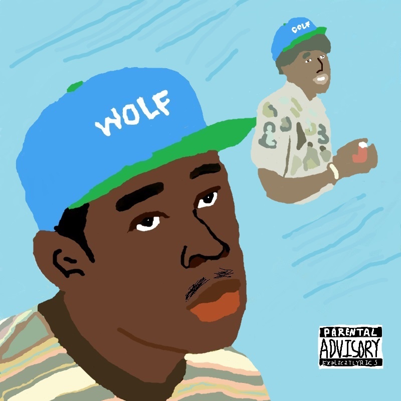 tyler the creator wolf album cover poster