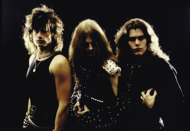 Tom (center) with Celtic Frost