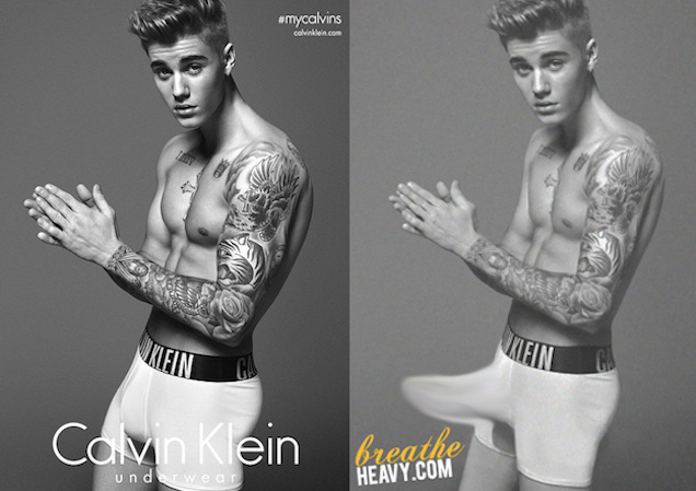 Die Wirklichen Auf Keinen Fall Bearbeiteten Fotos Von Justin Biebers Calvin Klein Shooting