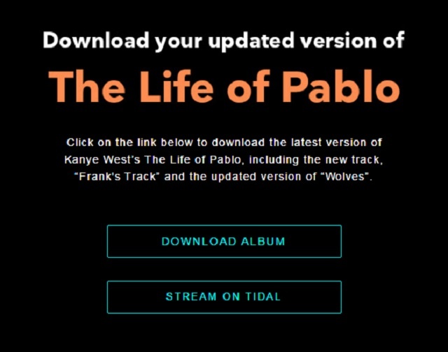 full kanye life of pablo album download