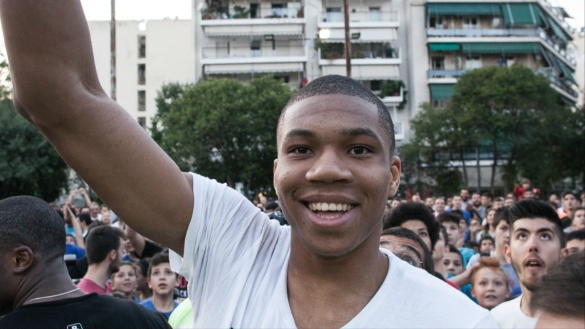 Giannis Antetokounmpo: NBA star's rise from 'hustling' on Athens