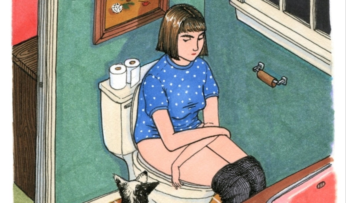 Почему женщины сидят в туалете
