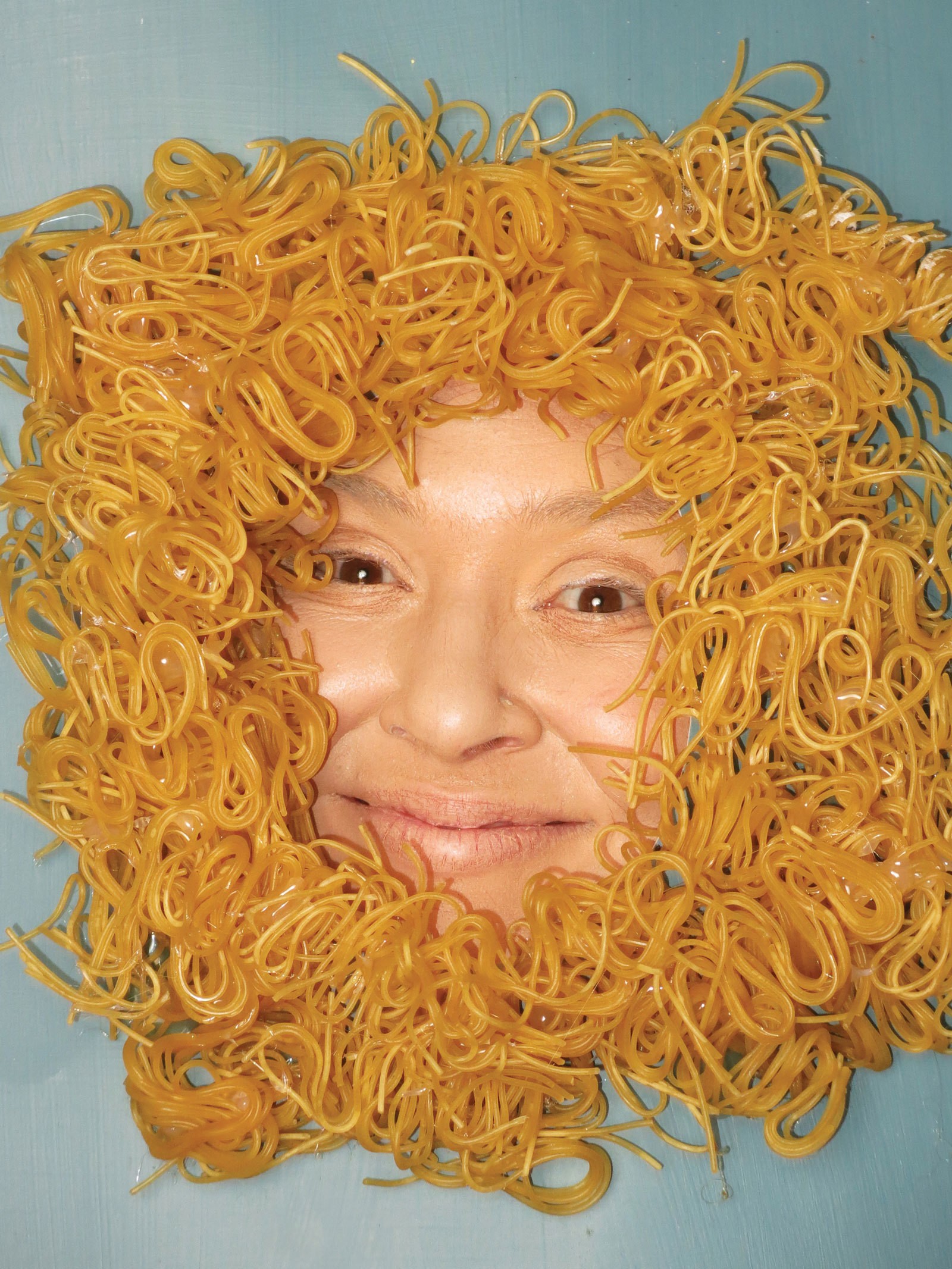 A Photographer Transforms Herself Into Ramen Noodles, Karl and Justin