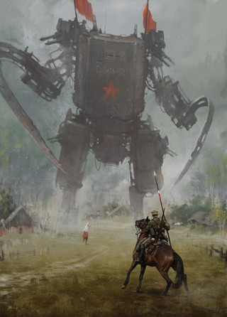 Jakub Różalski Reimagines the Polish-Soviet War With Robots - VICE