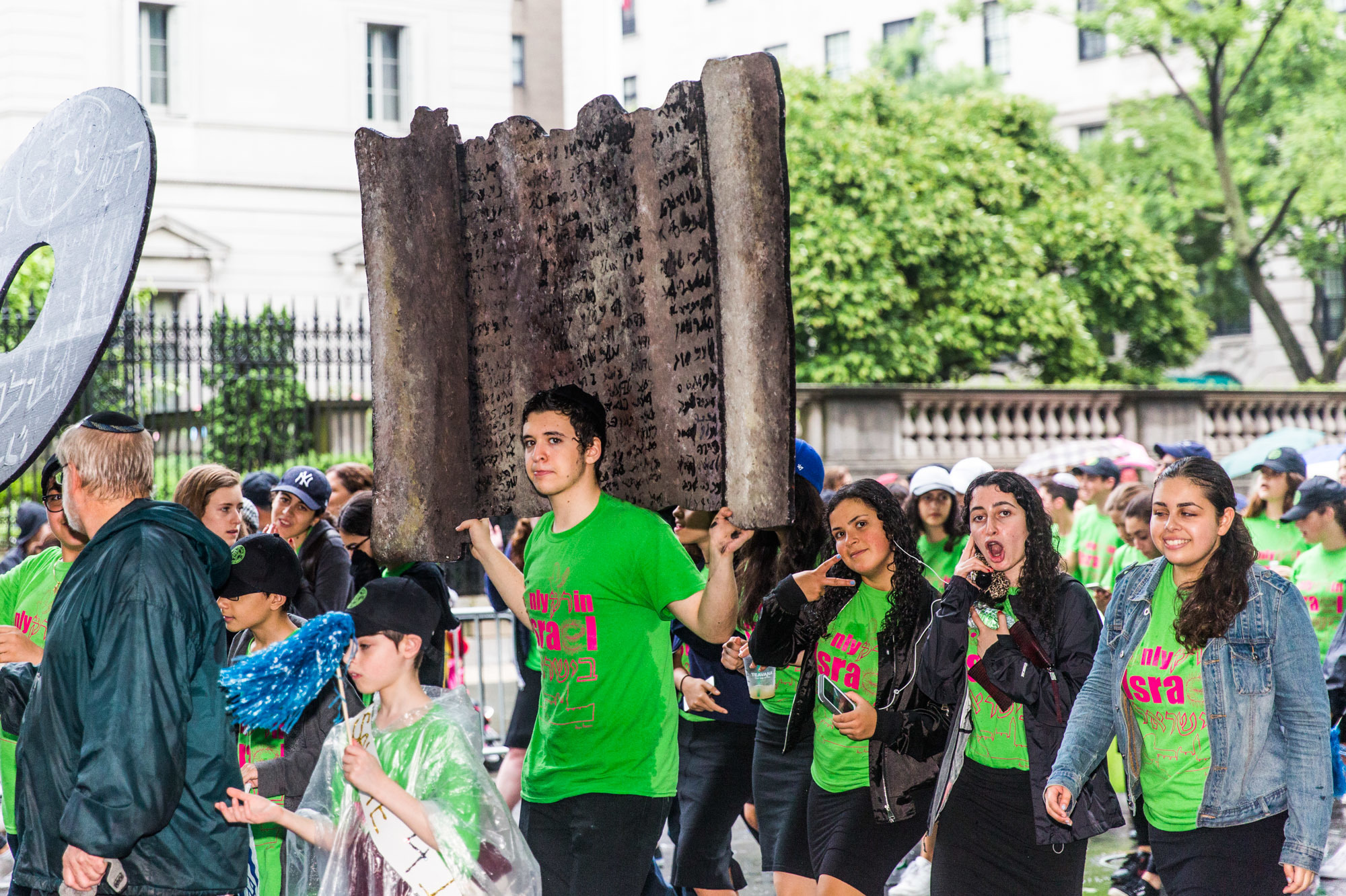 New York's ProIsrael Parade Was Rainy, but AntiZionists Still Showed