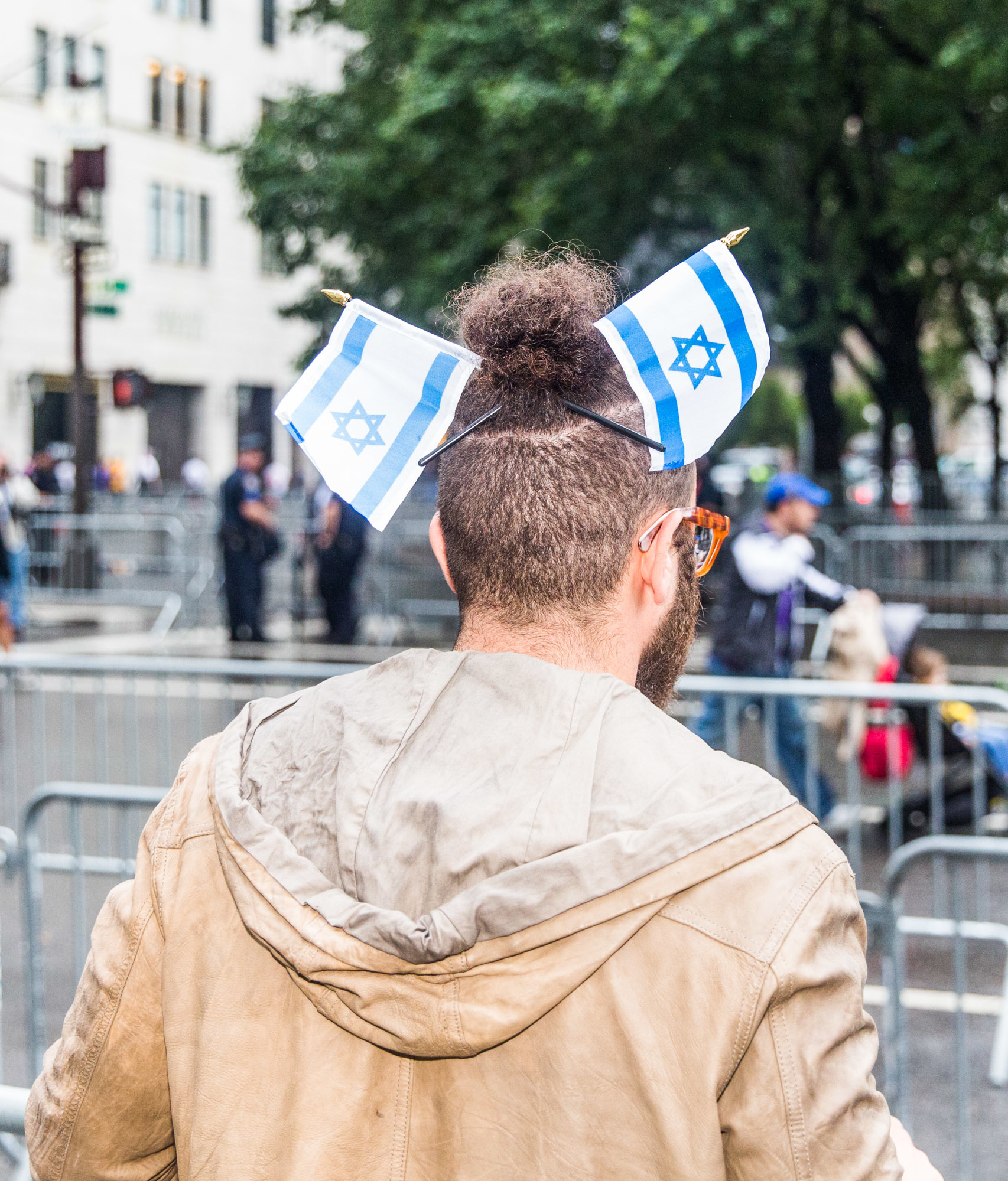 New York's ProIsrael Parade Was Rainy, but AntiZionists Still Showed