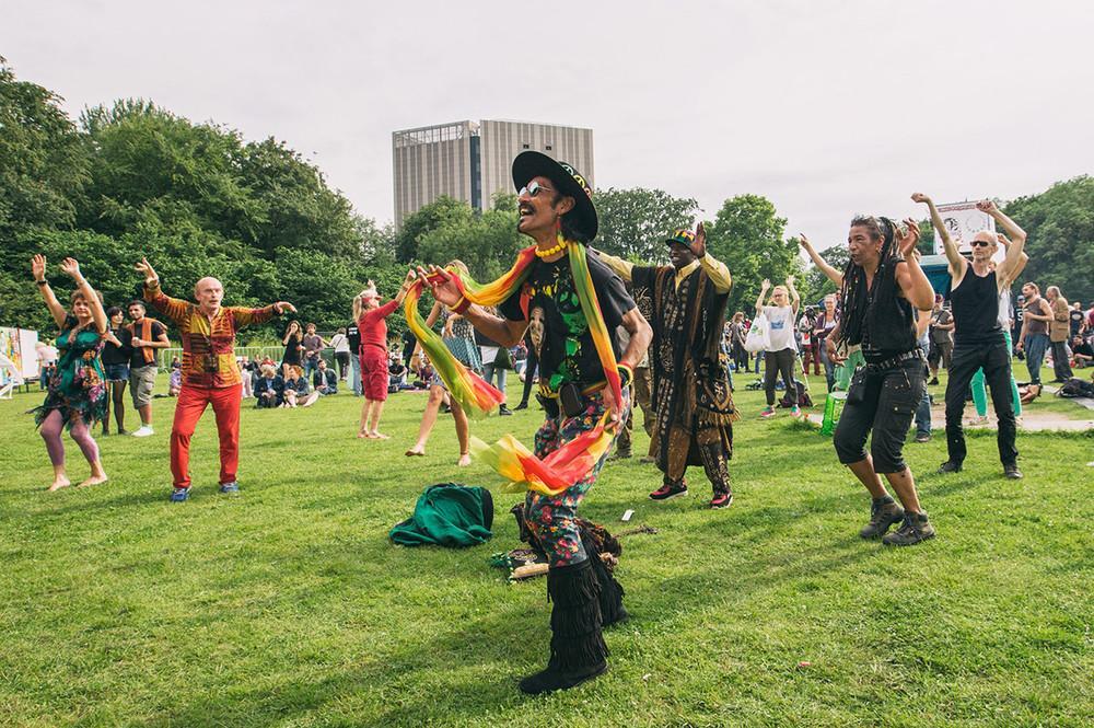 Photos from Amsterdam's Cannabis Liberation Festival